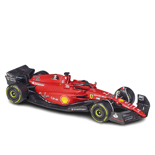 Mô hình xe đua F1-75 Ferrari Formula Racing 2022 tỉ lệ 1:43 Bburago 8202