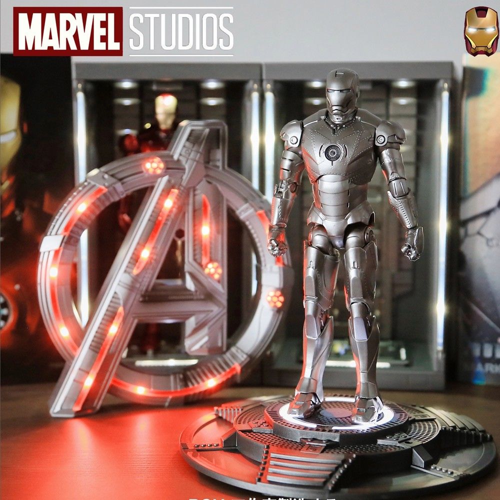 Mô hình nhân vật Marvel Iron man người sắt MK2 Mark II SHF tỉ lệ 1:10 18CM ZD Toys FG262