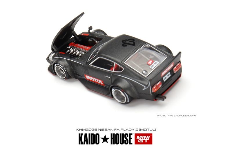 Mô hình xe Datsun KAIDO Fairlady Z MOTUL V1 tỉ lệ 1:64 Kaido House KHMG035 (Loose)