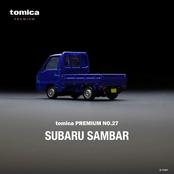 Mô hình xe tải nhỏ chở hàng Subaru Sambar 25 No.27 tỉ lệ 1:64 Tomica Premium 948469