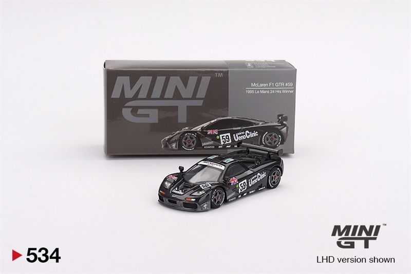 Mô hình xe McLaren F1 GTR #59 1995 Le Mans 24Hr Winner tỉ lệ 1:64 MiniGT MGT00534