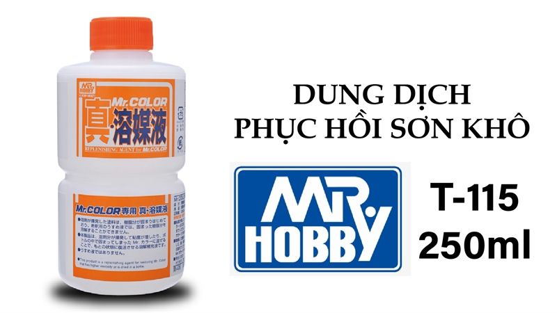 Dung dịch phục hồi sơn khô Replenishing Agent T115 250ml Mr.Hobby T115
