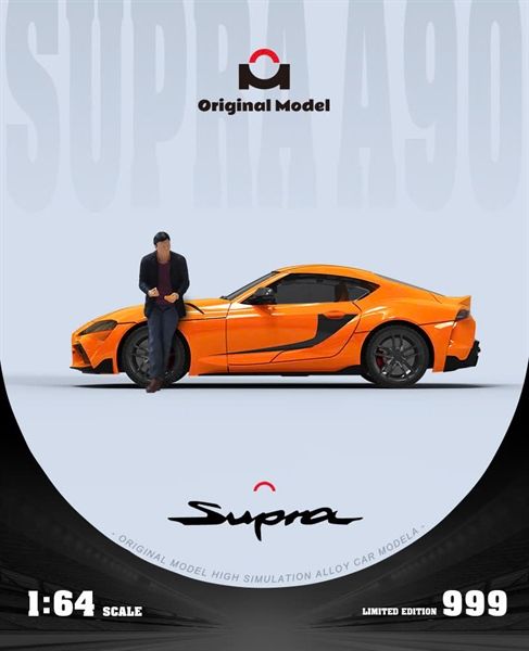 Mô hình xe Toyota Supra Speed and Passion Coating tỉ lệ 1:64 Original Model OM647401