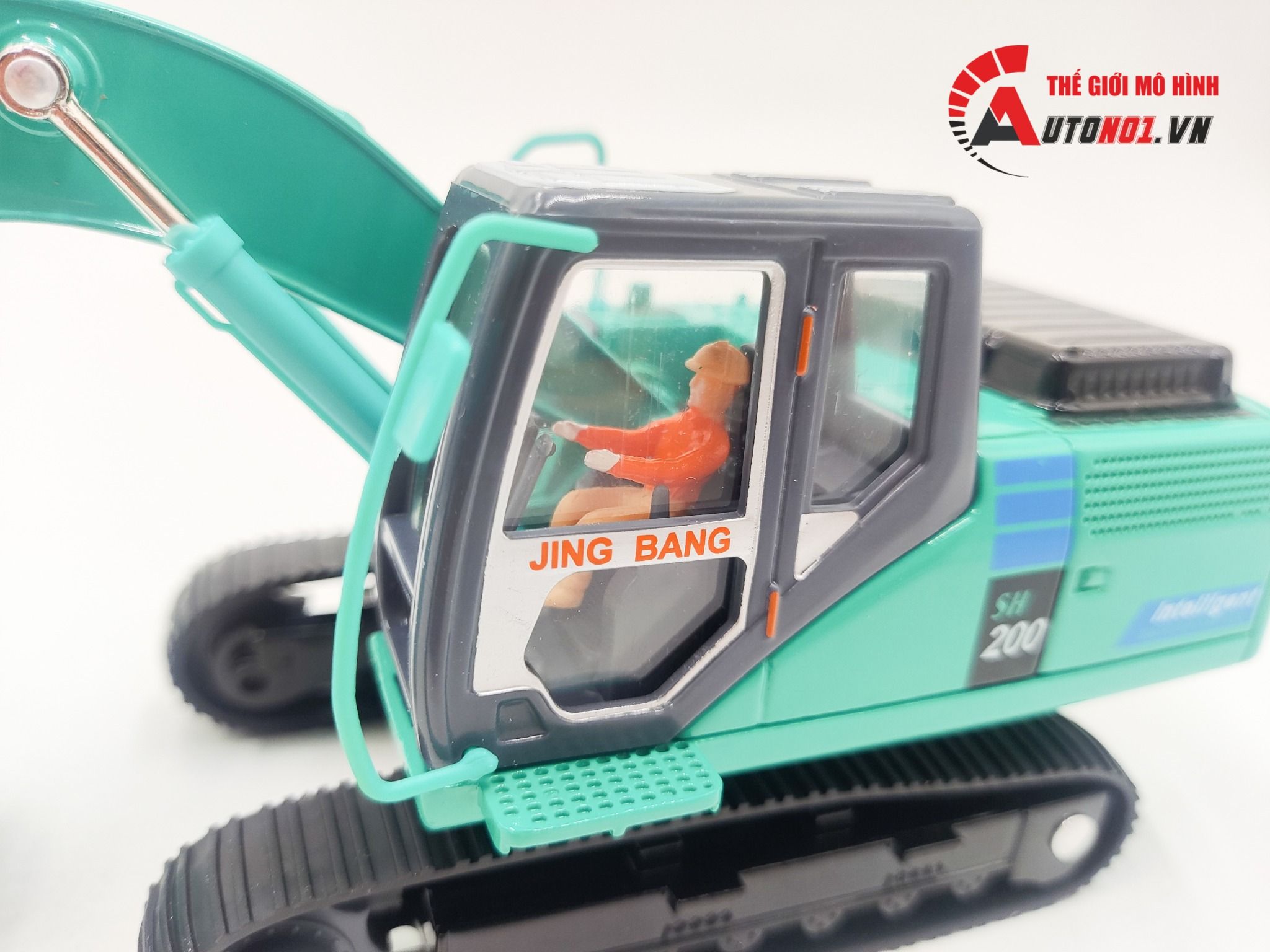 Mô hình xe xúc đất tỉ lệ 1:50 Jing Bang 8176