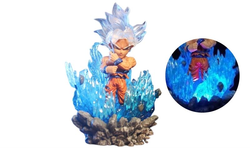 Mô hình nhân vật Dragonball Songoku super saiyan white bản năng vô cực 11 cm FG227