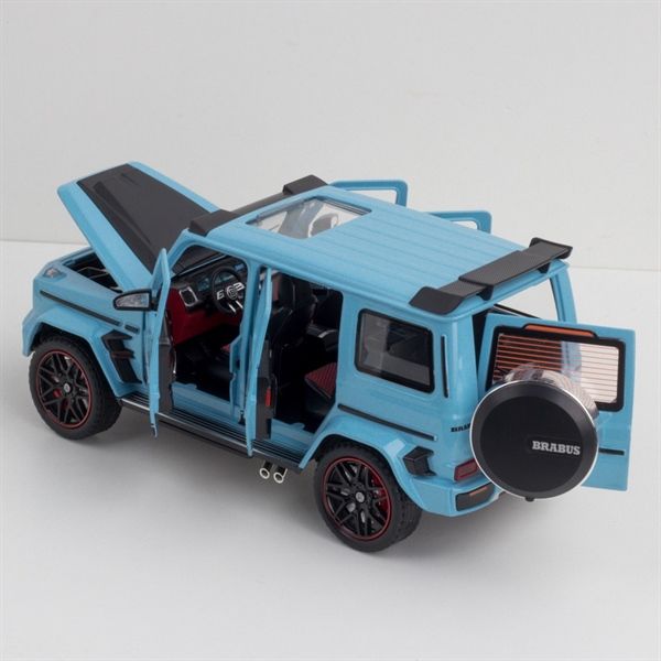 Mô hình xe Mercedes Benz Brabus G800 đánh lái được full open 1:24 Miniauto DC24253 OT398
