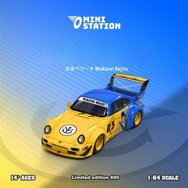 Mô hình xe Porsche Rauh Welt RWB964 custom Dragon ball