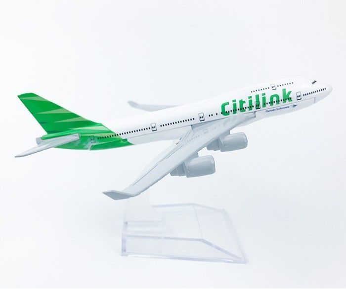 Mô hình máy bay Indonesia Citilink Airways Boeing B747 16cm MB16030