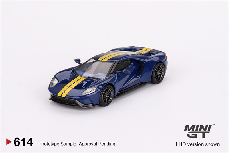 Mô hình xe Ford GT Sunoco Blue tỉ lệ 1:64 MiniGT MGT00614