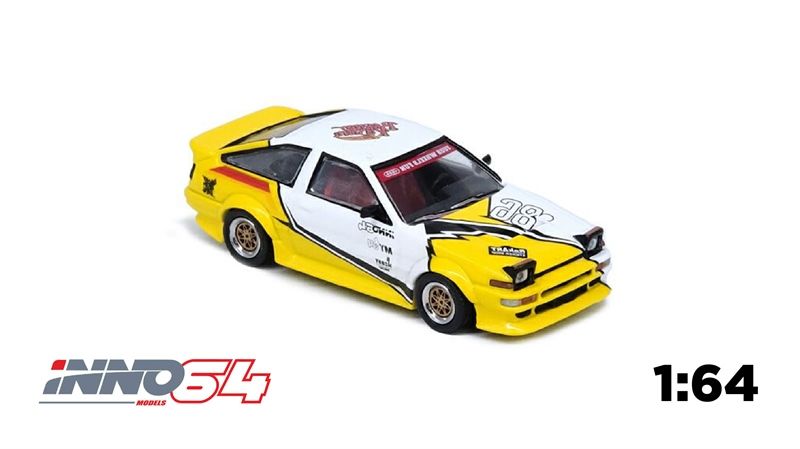 Mô hình xe Toyota Sprinter Trueno AE86 Brunei Diecast Kustom Show 2024 tỉ lệ 1:64 Inno64 model