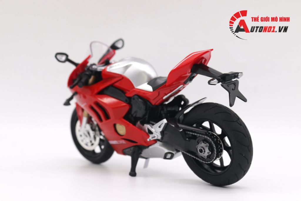 MÔ HÌNH DUCATI V4S RED 1:12 HUAYI ALLOY 7825