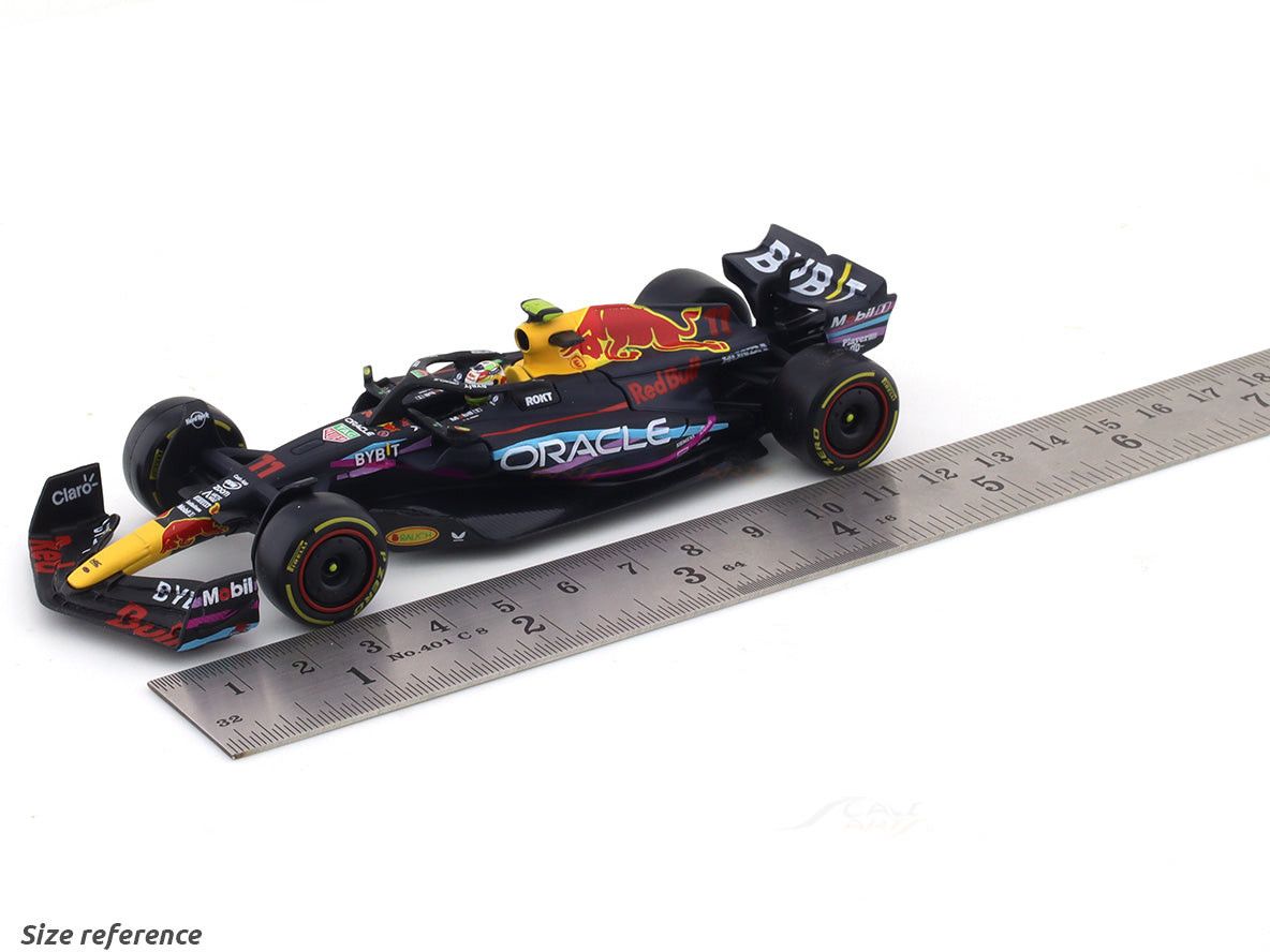 Mô hình xe đua F1 Formula Honda Red bull 2023 RB19 Miami GP #1 - #11 tỉ lệ 1:43 Bburago OT421