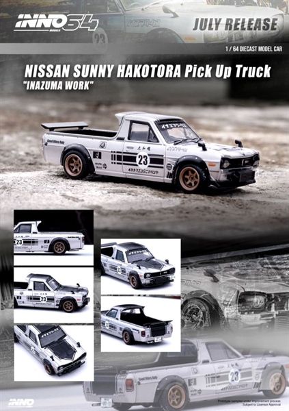 Mô hình xe Nissan sunny Hakotora pick up truck