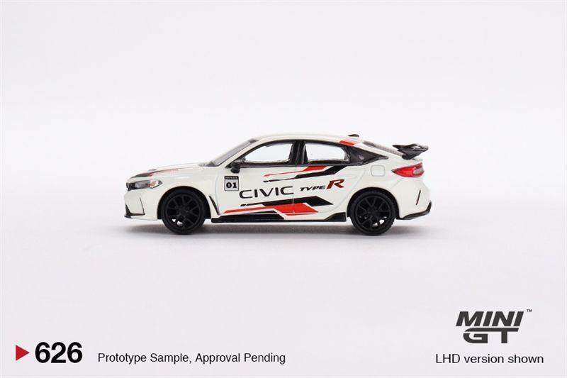 Mô hình xe ô tô Honda Civic Type R 2023 Honda Thanks Day bản card Việt Nam tỉ lệ 1:64 MiniGT MGT00626