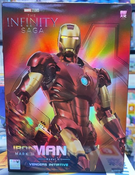 Mô hình nhân vật Marvel Iron man lắp ráp người sắt MK3 Red MK3 Mark III tỉ lệ 1:12 FondJoy FG297