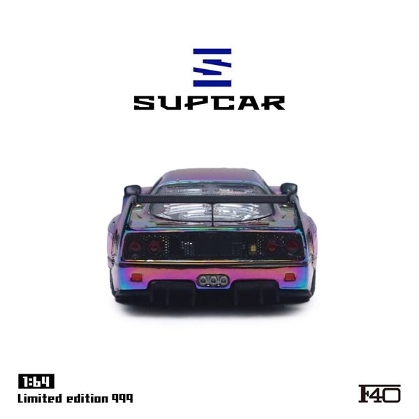 Mô hình xe Ferrari F40 LBWK Electroplated tỉ lệ 1:64 Super car SC64009