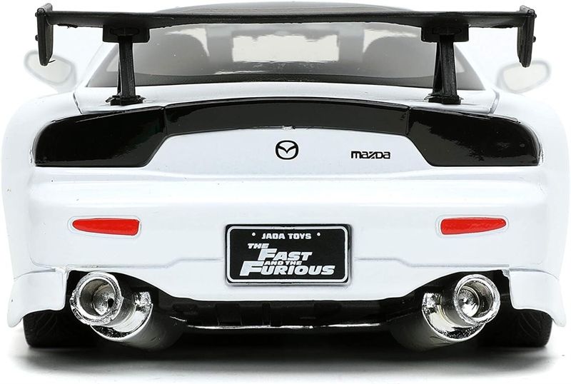 Mô hình xe Fast & Furious 1993 Mazda RX-7 White tỉ lệ 1:24 Jada Toys 32607