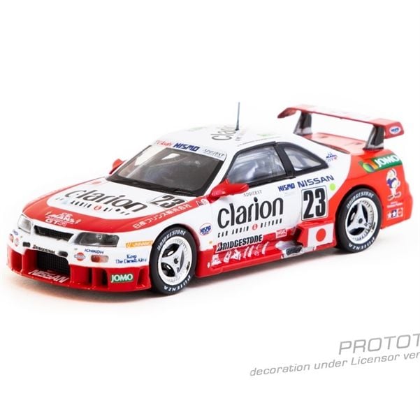Mô hình xe Nissan NISMO GT-R LM 24h of Le Mans 1995 Presentation tỉ lệ 1:64 Tarmac Works T64-067-95LM23