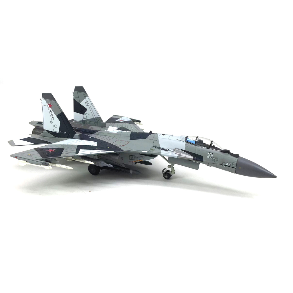 Mô hình máy bay chiến đấu Su-35 BBC POCCNN No.21 tỉ lệ 1:100 Ns models MBQS019