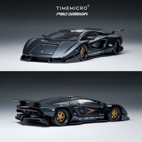 Mô hình xe Lamborghini Countach LP800 PSC Design có hộp mica - double box tỉ lệ 1:64 Time micro TM647701