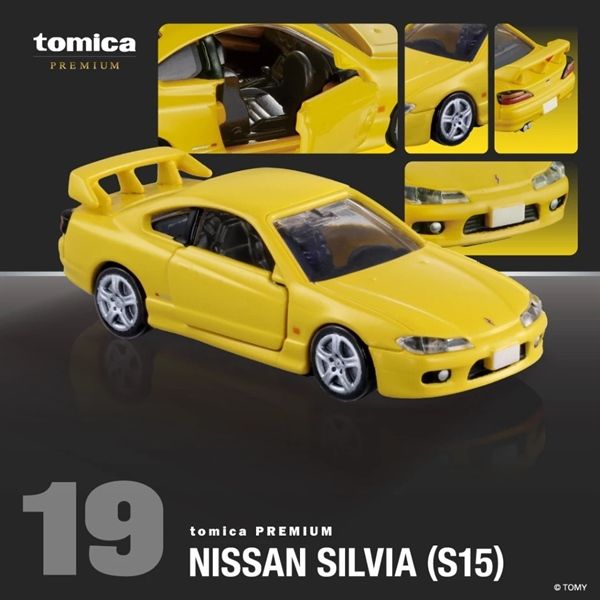 Mô hình xe Nissan Silvia S15 23 No.19 tỉ lệ 1:64 Tomica Premium 291282