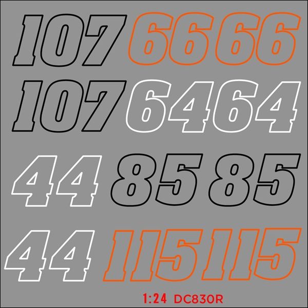 Decal UV sự kiện Gumball 3000 cho mô hình ô tô tỉ lệ 1:24 dán tất cả nền màu Autono1 DC830