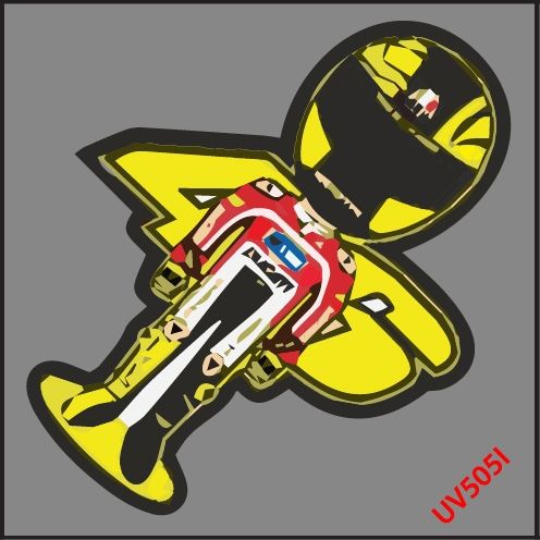 Decal UV trang trí xe mô tô - điện thoại - laptop - máy tính - nón - ly - mica chống nước - chống trầy - chống uv kích thước 5 x 5cm Autono1 UV505