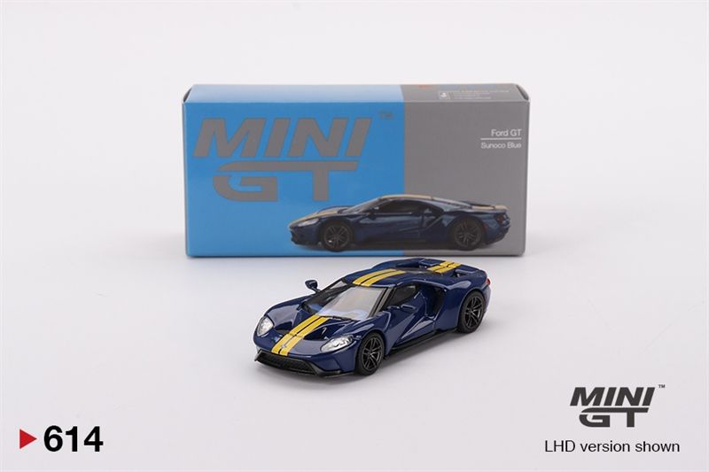 Mô hình xe Ford GT Sunoco Blue tỉ lệ 1:64 MiniGT MGT00614