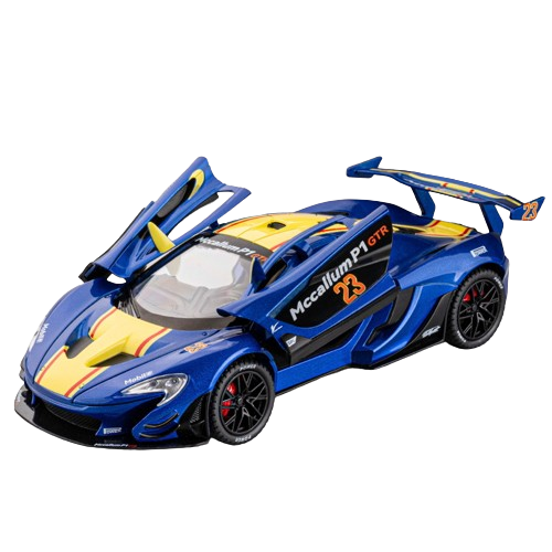 Mô hình xe McLaren P1 GTR full open - có âm thanh - có đèn tỉ lệ 1:22 Jiaye Model OT454