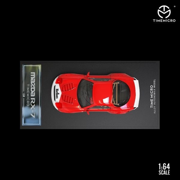 Mô hình xe Mazda RX-7 Marlboro tỉ lệ 1:64 Time Micro TM641110-2