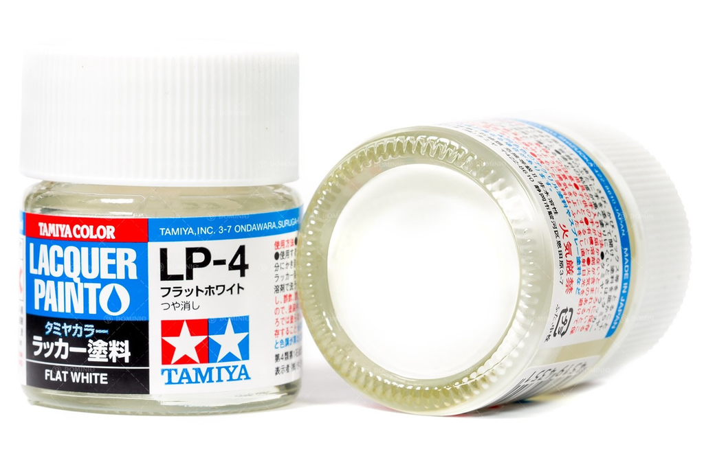  Lacquer lp4 flat white sơn mô hình màu trắng mờ sáng 10ml Tamiya 82104 