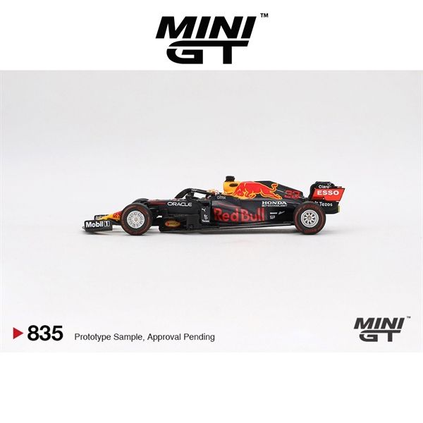 Mô hình xe F1 Red Bull RB16B #33 Max Verstappen 2021 Abu Dhabi Grand Prix Winner tỉ lệ 1:64 MINIGT MGT00835-CH