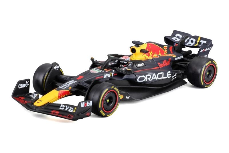Mô hình xe đua F1 Formula Honda Red bull 2023 RB19 hộp mica có figure tỉ lệ 1:43 Bburago 18-38083 OT321