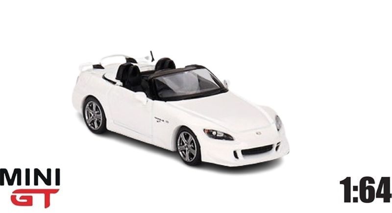  Mô hình xe Honda S2000 (AP2) CR Grand Prix White tỉ lệ 1:64 MiniGT 