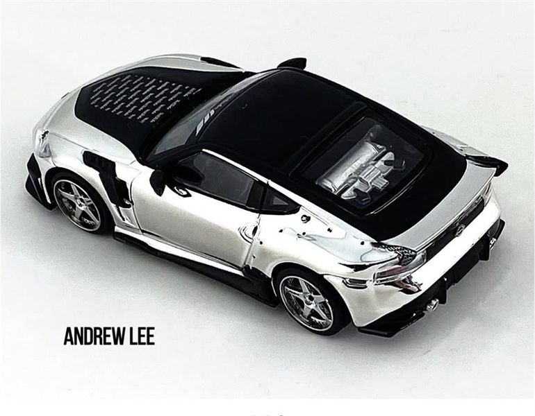Mô hình xe Nissan Z VeilSide FFZ400 Chrome – Hobby Expo China 2025 tỉ lệ 1:64 MiniGT MGT00980