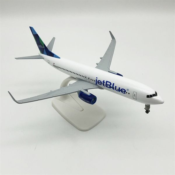 Mô hình máy bay JetBlue Airways Boeing B737 có bánh xe 20cm MB20068