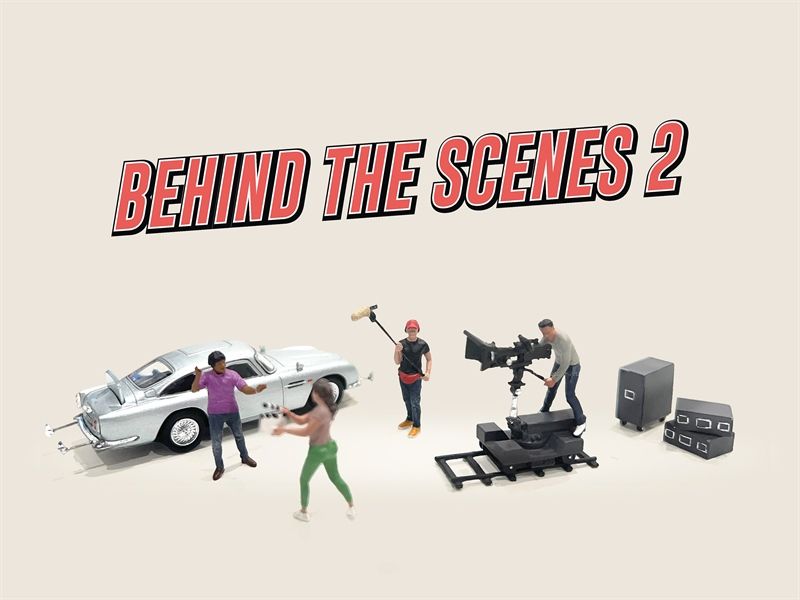 Set mô hình 5 nhân vật Behind the Scenes 2 tỉ lệ 1:64 American Diorama AD-2428