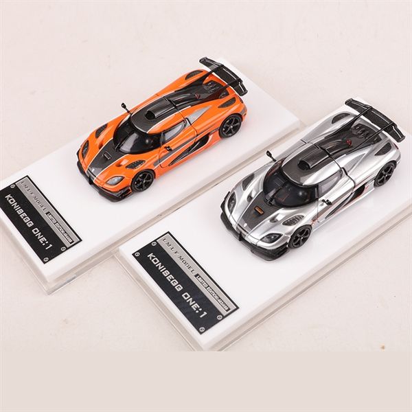 Mô hình xe Koenigsegg One:1 Open Tail mở được nắp máy sau tỉ lệ 1:64 MJ model LMLF-one1