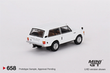  Mô hình xe Range Rover Davos White tỉ lệ 1:64 MiniGT 