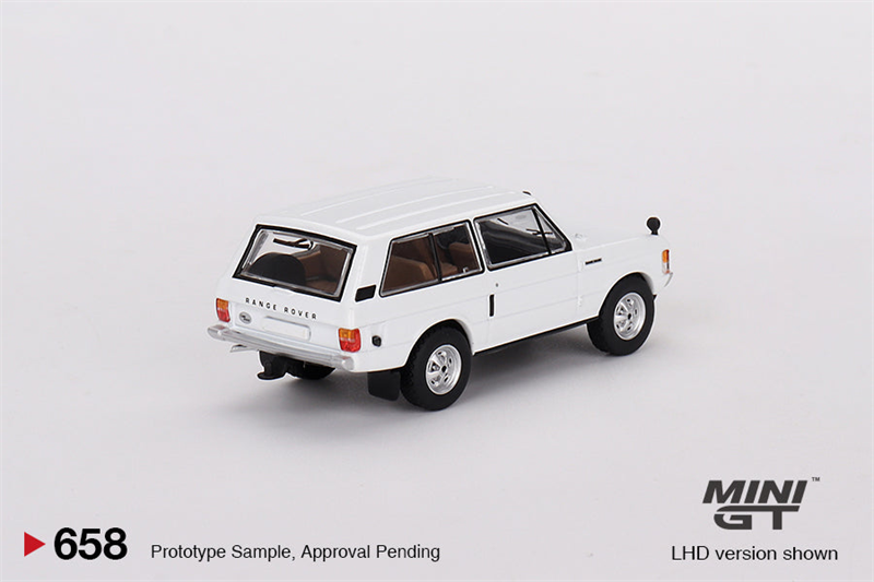 Mô hình xe Range Rover Davos White bản card tỉ lệ 1:64 MiniGT x Mijio MGT00658-MJ