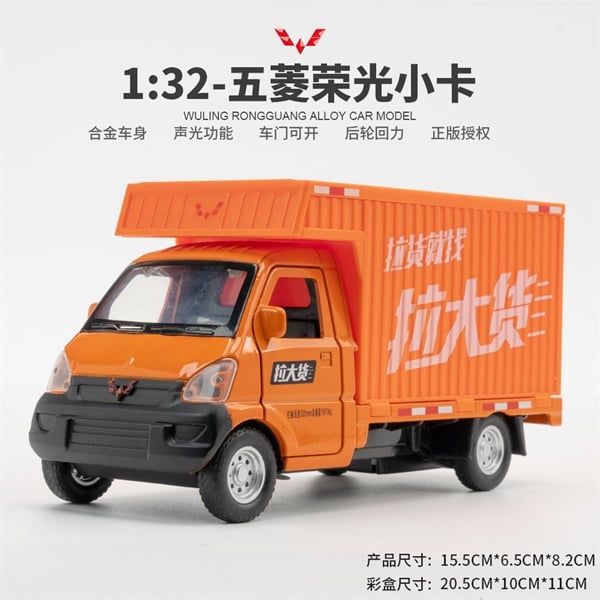 Mô hình xe tải chở hàng full kim loại 1:32 Alloy OT098