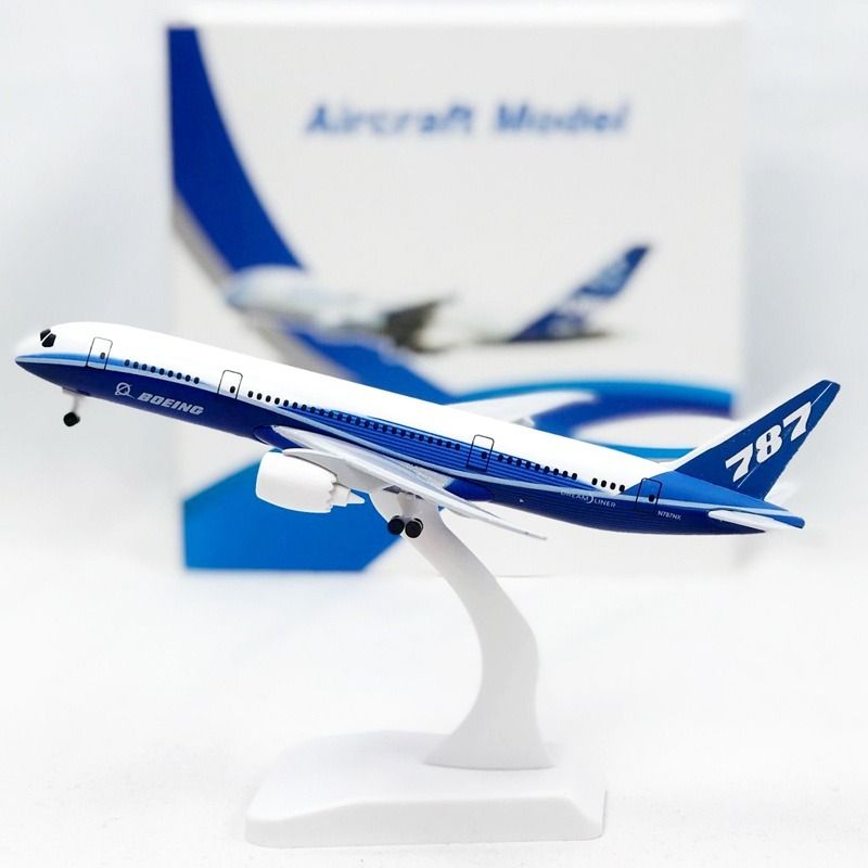 Mô hình máy bay USA Boeing B787 có bánh xe 20cm MB20065
