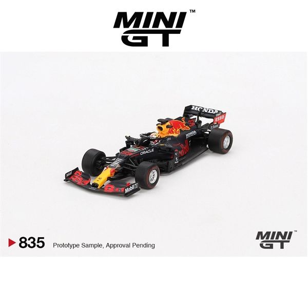 Mô hình xe F1 Red Bull RB16B #33 Max Verstappen 2021 Abu Dhabi Grand Prix Winner tỉ lệ 1:64 MINIGT MGT00835-CH
