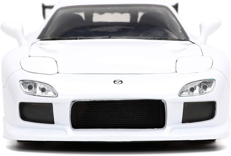Mô hình xe Fast & Furious 1993 Mazda RX-7 White tỉ lệ 1:24 Jada Toys 32607
