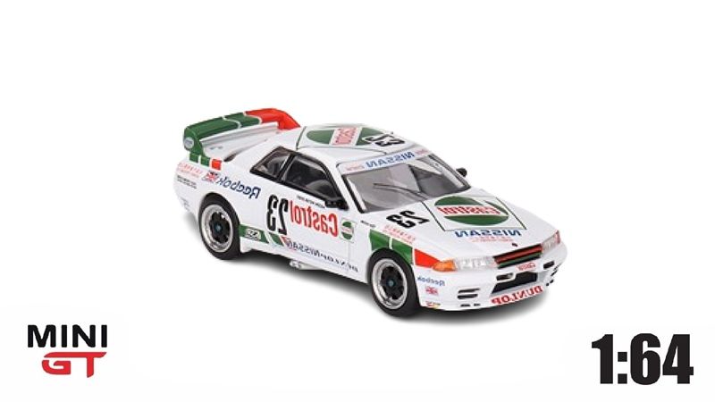  Mô hình xe Nissan Skyline GT-R (R32) Gr. A #23 1990 Macau Guia Race Winner tỉ lệ 1:64 MiniGT MGT00592 