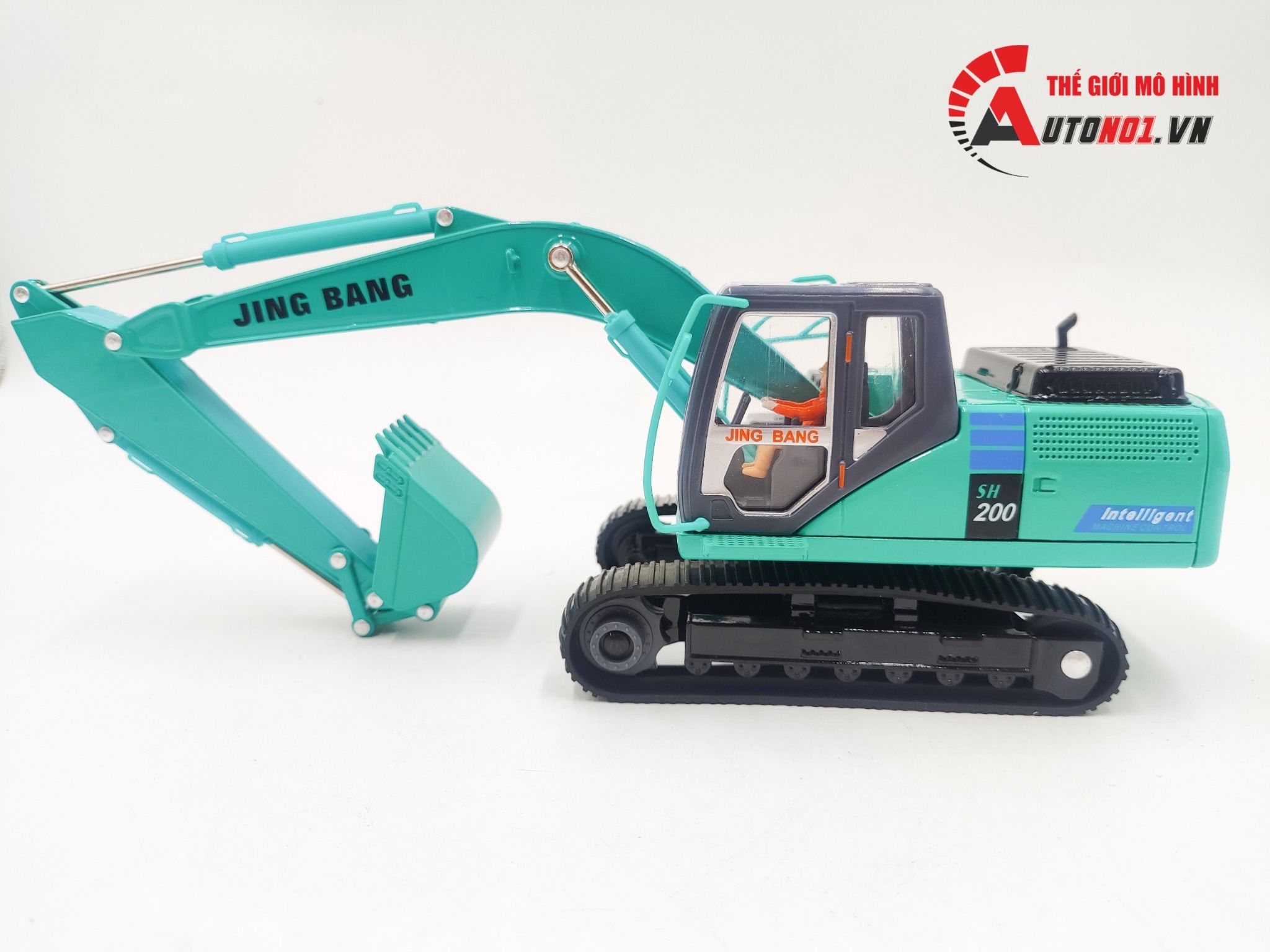 Mô hình xe xúc đất tỉ lệ 1:50 Jing Bang 8176