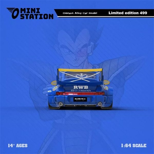 Mô hình xe Porsche Rauh Welt RWB964 custom Dragon ball