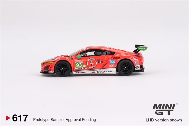  Mô hình xe Acura NSX GT3 EVO22 #93 2023 IMSA Daytona 24 Hrs tỉ lệ 1:64 MiniGT MGT00617 