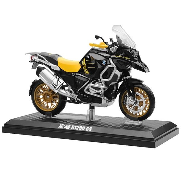Mô hình xe BMW R1250 GS có đế tỉ lệ 1:12 CCA 31707 MT072