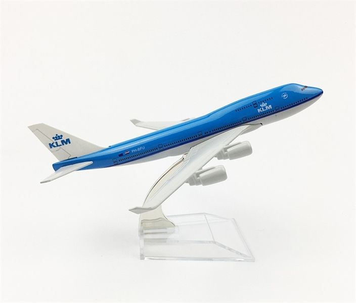 Mô hình máy bay Klm Royal Dutch Airlines Boeing B747 16cm MB16011